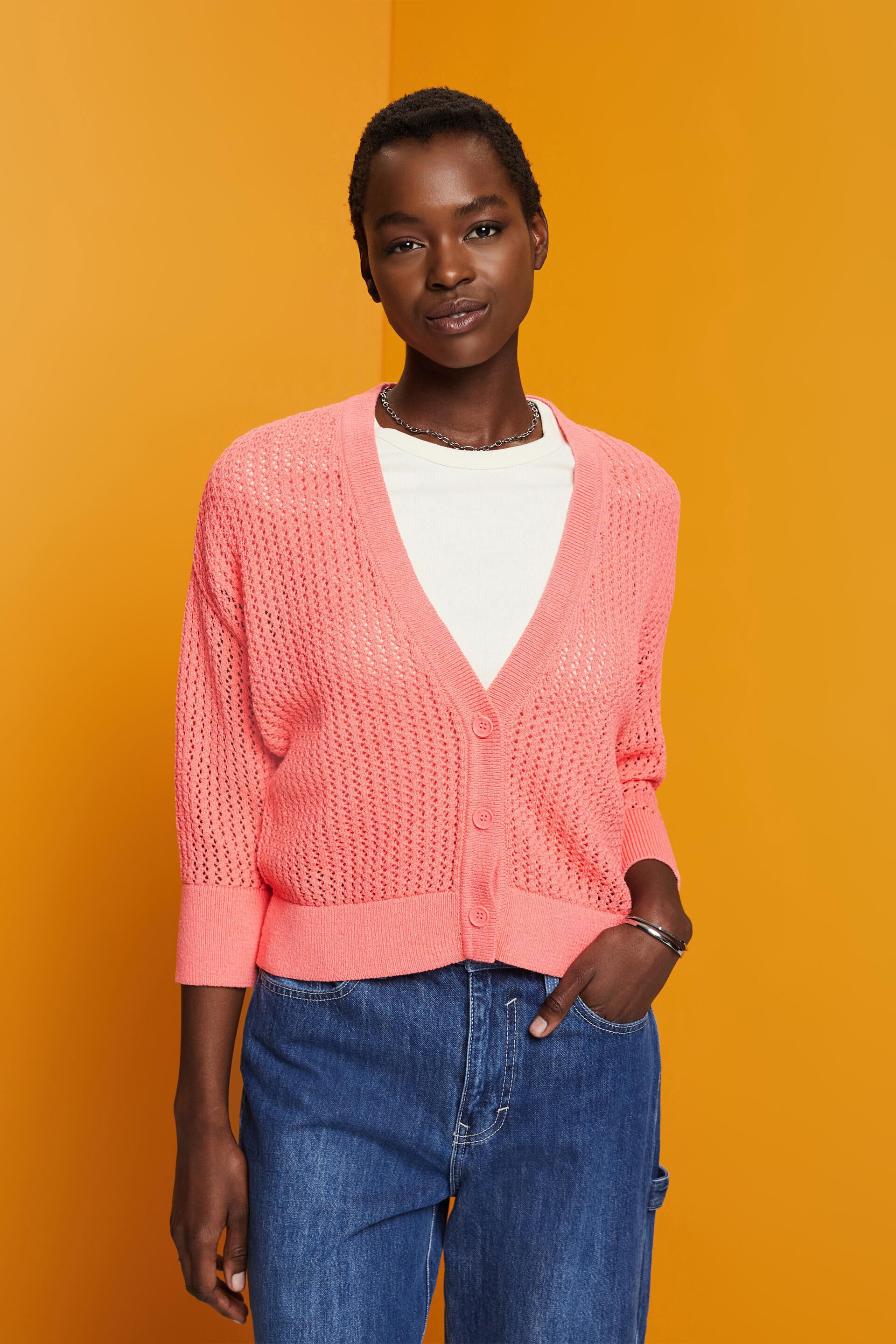 Cardigan coral discount